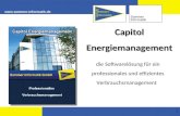 Www.sommer-informatik.de 1 CapitolEnergiemanagement die Softwarelösung für ein professionales und effizientes Verbrauchsmanagement.