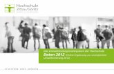 Das Umweltmanagementsystem der Hochschule Daten 2012 (Online-Ergänzung zur vereinfachten Umwelterklärung 2012)