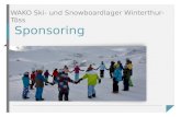 Sponsoring WAKO Ski- und Snowboardlager Winterthur-Töss.