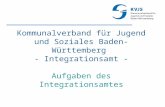 Kommunalverband für Jugend und Soziales Baden-Württemberg - Integrationsamt - Aufgaben des Integrationsamtes.