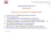 Powerpoint-Tipp; Beilage zu   Nr. 28/2012 © 2012 Forum f¼r Controlling AG, CH-3401 Burgdorf 12 28 Animationen Powerpoint-Tipp Nr. 4 Animationen