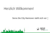 Herzlich Willkommen! Serve the City Hannover stellt sich vor.