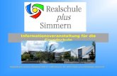 Informationsveranstaltung für die Grundschule Realschule plus Simmern, Kümbdcher Hohl 17, 55469 Simmern, Tel.: 06761-93220, .