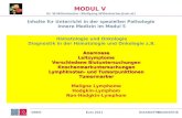 ONKO Kurs 2011 DIAGNOSTIK MODUL V Dr. W.Willenbacher (Wolfgang.Willenbacher@uki.at) Inhalte für Unterricht in der speziellen Pathologie Innere Medizin.