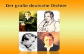Der große deutsche Dichter. Heinrich Heine Der junge Heine Zitat: „Es ist nichts aus mir geworden, nichts als ein Dichter. Aber, man ist viel, wenn man.