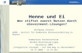 1 Copyright © 2004 AKDB Henne und Ei Wer stiftet zuerst Nutzen durch eGovernment-Lösungen? Wolfgang Scherer AKDB - Anstalt für Kommunale Datenverarbeitung.