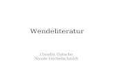 Wendeliteratur Claudia Gutsche Nicole Herbelschmidt.