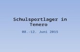 Schulsportlager in Tenero 08.-12. Juni 2015. Umgebung – C entro S portivo T enero.