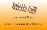 genannt:Rebi von: Jolanda Kochheim Hier sieht man Rebekka in Wien. Sie steht in einer Säulenhalle. Links und rechts sind viele Geschäfte.