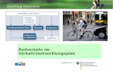 Radverkehr im Verkehrsentwicklungsplan Gefördert von: