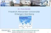 1 Friedrich-Alexander-Universität Erlangen-Nürnberg  pabendel@phil.uni-erlangen.de Dr. Petra Bendel.