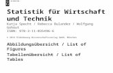 Statistik fu ̈ r Wirtschaft und Technik Katja Specht / Rebecca Bulander / Wolfgang Gohout ISBN: 978-3-11-035496-6 © 2014 Oldenbourg Wissenschaftsverlag.