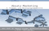 AM 4-1 Absatz-Marketing 4. Produkt- und Absatzprogrammpolitik Univ.-Prof. Dr. Hendrik Schröder, Universität Duisburg-Essen, Campus Essen Wintersemester.