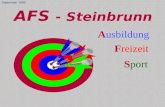 AFS - Steinbrunn Ausbildung Freizeit Sport September 1999.