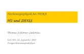 Hochenergiephysik bei HERA H1 und ZEUS Thomas Schörner-Sadenius Uni HH, 18. September 2003 Fortgeschrittenenpraktikum.