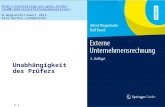 11.1 Unabhängigkeit des Prüfers  graz.at/de/stud0/lehrveranstaltungsmaterialien/  Wagenhofer/Ewert 2015. Alle Rechte vorbehalten.