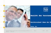 Bundesverband Deutscher Versicherungskaufleute e.V. Bonn – Berlin – Brüssel© BVK – 2015 Bericht des Vorstandes Bezirksverband (Name des BV) Datum, Ort.