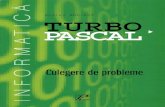 Turbo Pascal. Culegere de Probleme