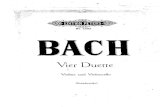 Bach - Duo de Violin y Violoncello (Stutschewsky Edition)