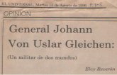 General Johann Von Uslar Gleichen Un Militar de Dos Mundos