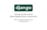 Django: Schnell performante Web-Applikationen entwicklen