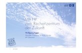 "Rechenzentrum Der Zukunft". Wolfgang Egger (HP Austria)