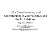 UE Crowdfunding & Crowdsourcing, Uni Salzburg