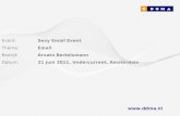 DDMA 21 juni 2011 - sexy email event - Arvato Bertelsmann