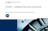 COSI – Zertifikate mit minimiertem Emittentenrisiko. Matthias Müller, SIX Swiss Exchange