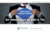 Startups & Venture Capital: An Alternative to Suit & Tie