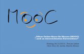 Offene Online-Kurse für Massen (MOOC) – auch an österreichischen Universitäten?