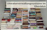 "Literaturverwaltungssysteme im Überblick" 2010er Version
