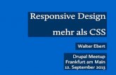 Responsive Design: Mehr als CSS