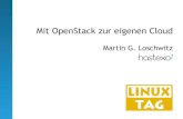 Mit OpenStack zur eigenen Cloud (LinuxTag 2012)