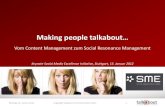 "Vom Social Content Management zum Social Resonance Management"