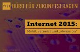 Internet 2015: Mobil, vernetzt und “always on”