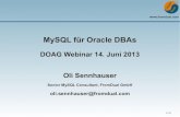 MySQL for Oracle DBAs