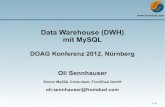 Data Warehouse (DWH) with MySQL