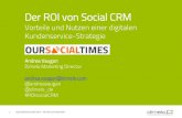Der ROI von Social CRM: Vorteile und Nutzen einer digitalen Kundenservice-Strategie
