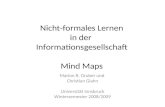 Nicht-formales Lernen in der Informationsgesellschaft - Mind Mapping