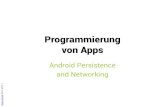 Android Persistence and Networking