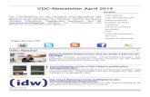 VDC Newsletter 2014-04