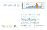 Mit Social Business zum vernetzten Unternehmen.