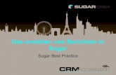 SugarCRM - Best Practices Reporting