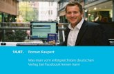 Roman Kaupert zu Social Media Marketing-Strategien auf dem 13. Twittwoch zu Berlin