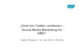 Geld mit Twitter verdienen – Social Media Marketing für KMU