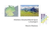 Deutschland-Quiz (Lösungen)