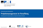 Projektmanagement Vorarlberg 2006