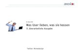 Was User lieben, was sie hassen - Gregor Urech, Sibylle Peuker, Zeix AG