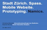 Mobile Website der Stadt Zürich - Blick hinter die Kulissen